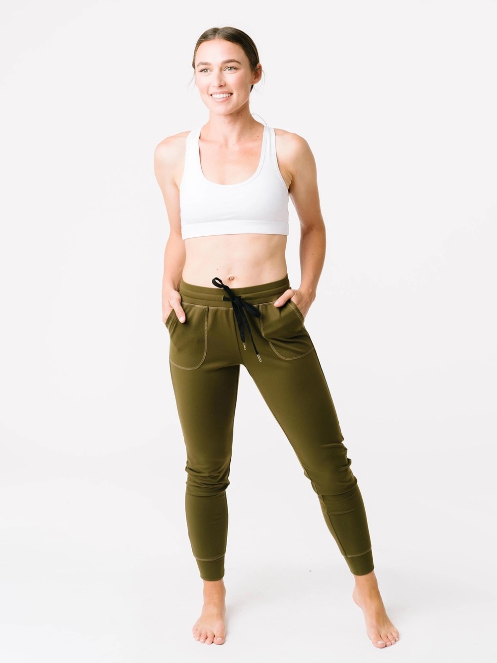 Zyia Active Unwind Joggers Olive
